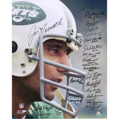 1969 Jets Vs Colts 36 x 48 Framed Canvas Super Bowl III Program