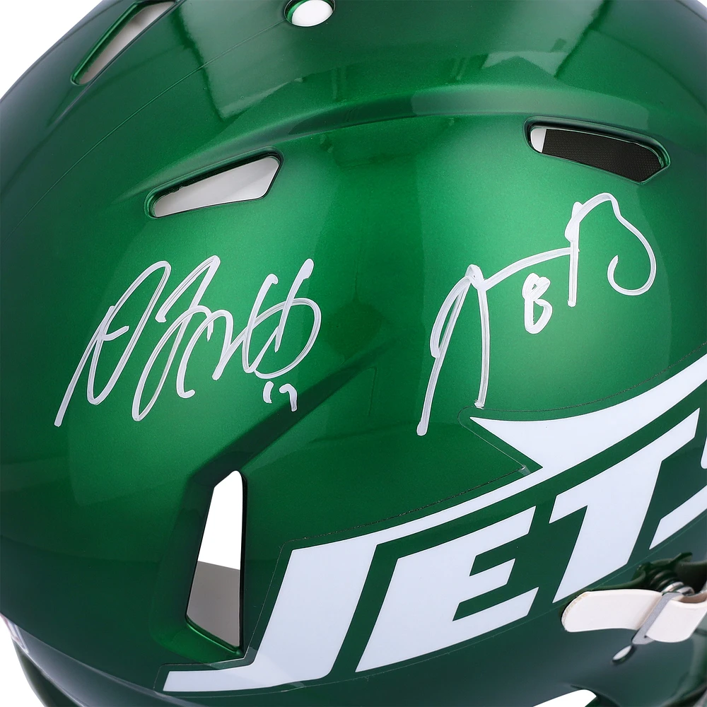 Aaron Rodgers & Davante Adams New York Jets Autographed 2024 Speed Authentic Helmet