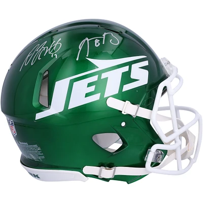 Aaron Rodgers & Davante Adams New York Jets Autographed 2024 Speed Authentic Helmet