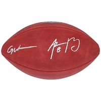 Ballon de football Duke en couleur signé par Aaron Rodgers et Garrett Wilson des New York Jets