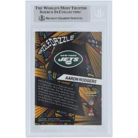 Aaron Rodgers New York Jets Autographed 2023 Panini Mosaic Razzle Dazzle #RD-6 Beckett Fanatics Witnessed Authenticated Card