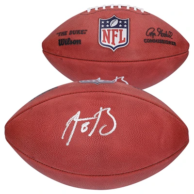 Aaron Rodgers New York Jets Autographed Wilson Duke Full Color Pro Football