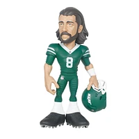 Figurine en vinyle GameChanger de 6 pouces de la série 5 des New York Jets d'Aaron Rodgers - Recherchez des variantes de couleurs unies rares