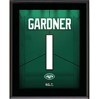 Ahmad Sauce Gardner New York Jets 10.5" x 13" Jersey Number Sublimated Player Plaque
