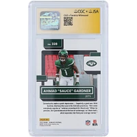 Ahmad Sauce Gardner New York Jets Autographed 2022 Panini Donruss #328 CGC Fanatics Witnessed Authenticated Auto 10 Rookie Card