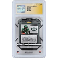 Ahmad Sauce Gardner New York Jets Autographed 2022 Panini Prizm Silver #341 CGC Fanatics Witnessed Authenticated Auto 10 Rookie Card