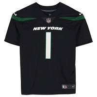 Maillot Nike noir dédicacé par Ahmad Sauce Gardner des New York Jets