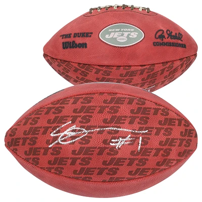 Ballon de football autographié Duke Showcase par Ahmad Sauce Gardner des New York Jets