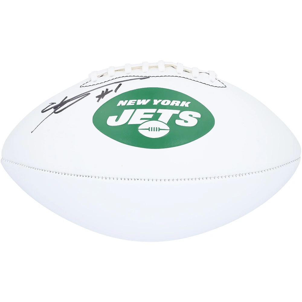 Ahmad Sauce Gardner New York Jets Autographed Franklin White Panel Football