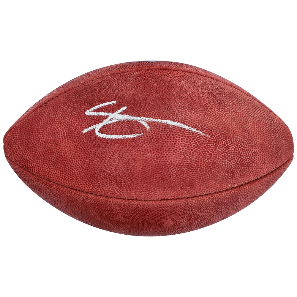 Ballon de football américain en couleur autographié par Ahmad Sauce Gardner des New York Jets