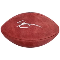 Ballon de football américain en couleur autographié par Ahmad Sauce Gardner des New York Jets