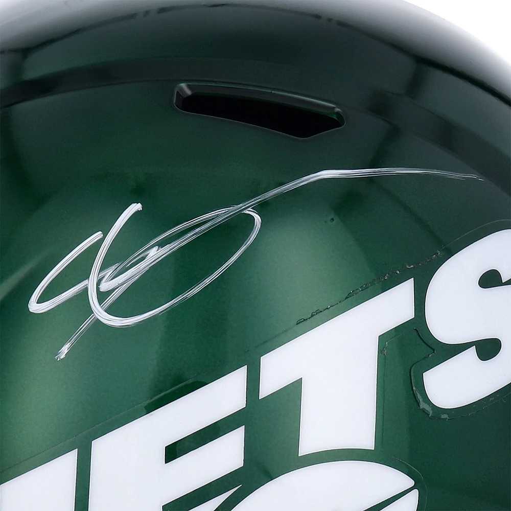 Ahmad Sauce Gardner New York Jets Autographed Riddell Speed Replica Helmet