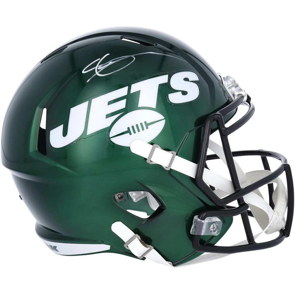 Ahmad Sauce Gardner New York Jets Autographed Riddell Speed Replica Helmet