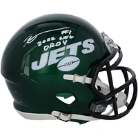 Ahmad Sauce Gardner New York Jets Autographed Speed Mini Helmet with "2022 NFL DROY" Inscription
