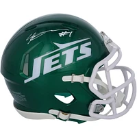 Ahmad Sauce Gardner New York Jets Autographed Throwback 1965-77 Speed Mini Helmet 