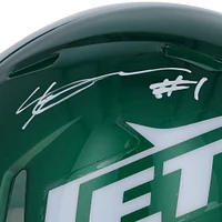 Ahmad Sauce Gardner New York Jets Autographed Throwback 1965-77 Speed Mini Helmet 