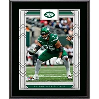 Alijah Vera-Tucker New York Jets Framed 10.5" x 13" Sublimated Player Plaque