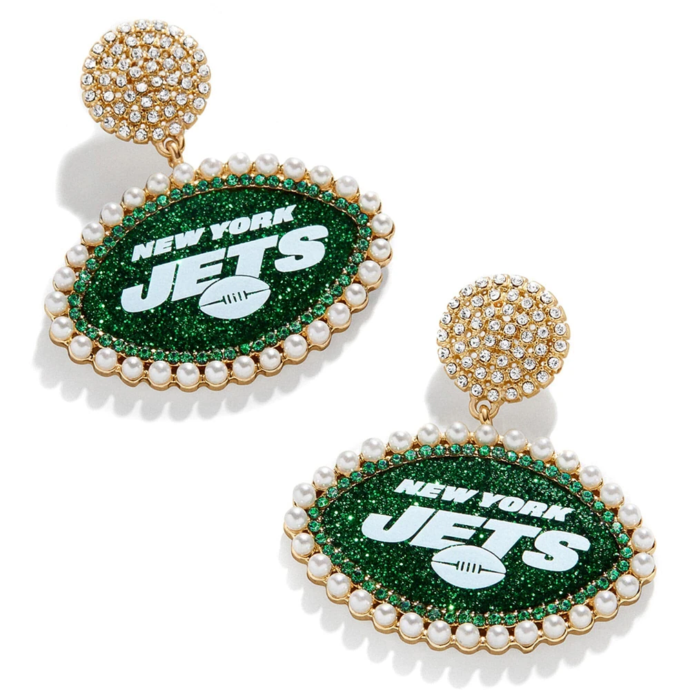 BaubleBar New York Jets Statement Stud Earrings