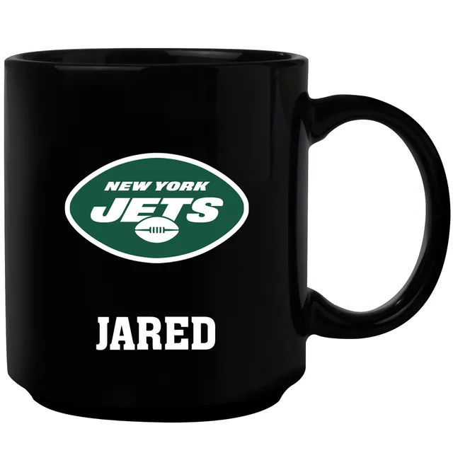 New York Jets 11oz. Ceramic Coffee Cup & Leather Keychain Gift Set