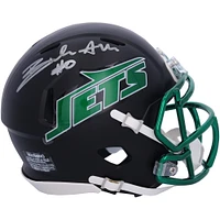 Casque Riddell 2024 Alternate Speed ​​Mini dédicacé par Braelon Allen des New York Jets
