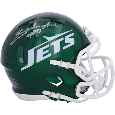Casque Riddell Speed ​​Mini autographié par Braelon Allen des New York Jets 2024
