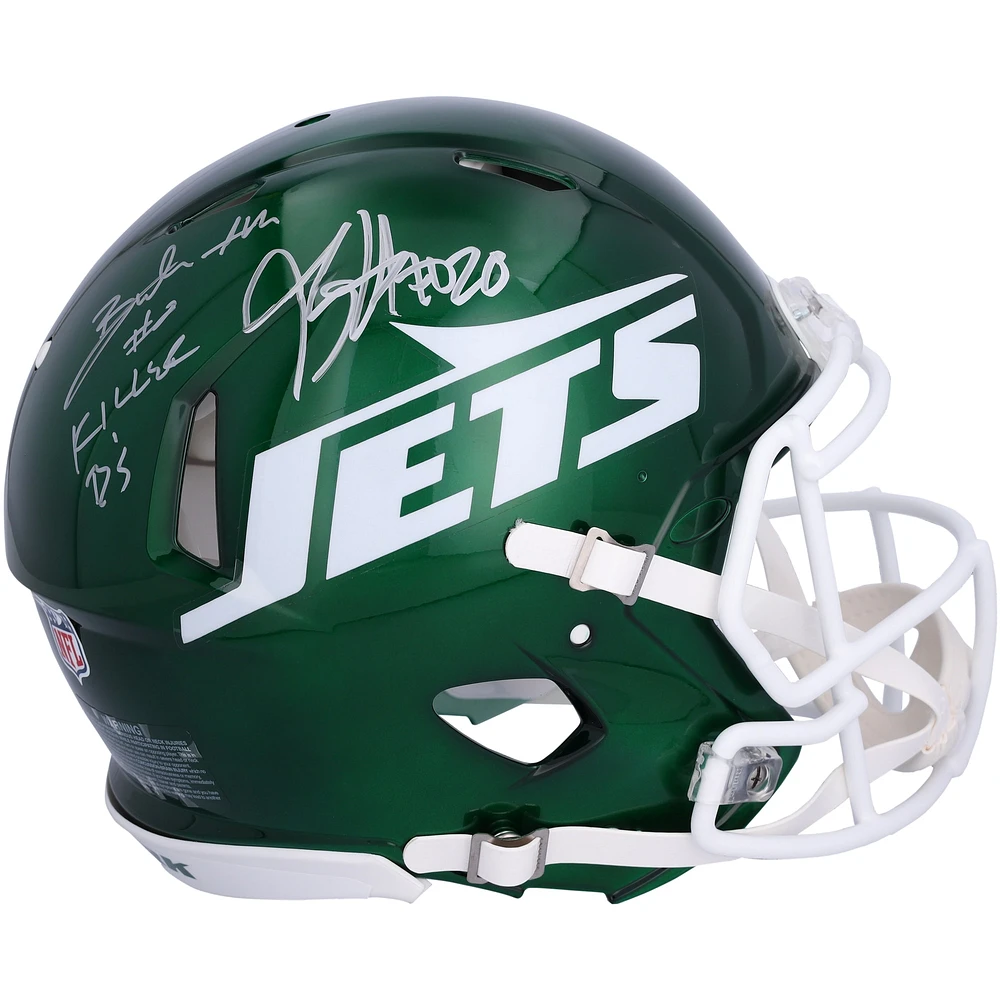 Breece Hall & Braelon Allen New York Jets Autographed Riddell 2024 Speed Authentic Helmet with "Killer B's" Inscription