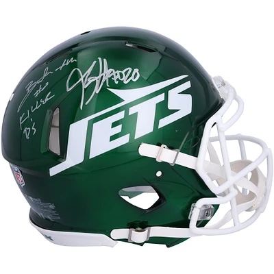 Breece Hall & Braelon Allen New York Jets Autographed Riddell 2024 Speed Authentic Helmet with "Killer B's" Inscription