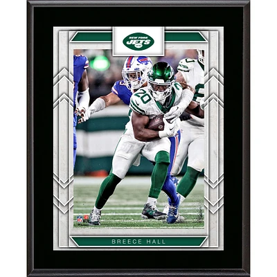Plaque sublimée du joueur Breece Hall New York Jets 10,5" x 13"