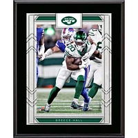 Plaque sublimée du joueur Breece Hall New York Jets 10,5" x 13"