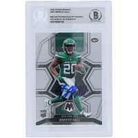Carte de recrue authentifiée Breece Hall New York Jets 2022 Panini Mosaic #307 Beckett Fanatics