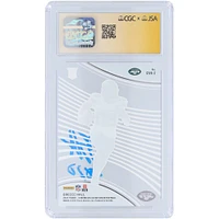 Carte de recrue 9/10 authentifiée 2022 Panini Chronicles Red Clear Vision Rookies #CVR-2 #/199 CGC Fanatics a été témoin de Breece Hall New York Jets