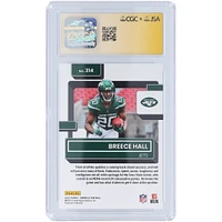 Carte de recrue Panini Donruss #314 autographiée 2022 par Breece Hall New York Jets, CGC Fanatics Witnessed Authenticated 10/10