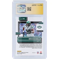 Carte de recrue Panini Donruss Optic Holo #214 autographiée 2022 des New York Jets de Breece Hall CGC Fanatics, Auto 10, authentifiée