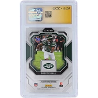 Maillot Panini Prizm Premier 2022 dédicacé par Breece Hall des New York Jets #PJ-BH Carte recrue 9/10 authentifiée par les fanatiques de CGC