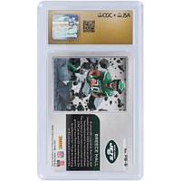 Carte de recrue Panini Prizm Break #PB-6 autographiée 2022 des New York Jets de Breece Hall, présentée par les fanatiques de CGC, authentifiée et immaculée, 10/10