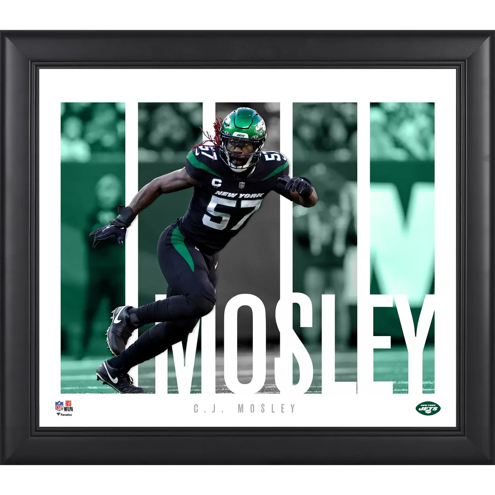 Lids C.J. Mosley New York Jets Fanatics Authentic Framed 15 x 17