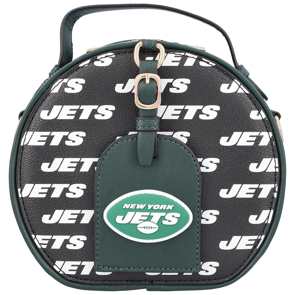 Cuce  New York Jets Repeat Logo Round Bag