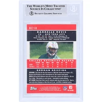 Darrelle Revis New York Jets Autographed 2007 Topps Chrome #BC10 Beckett Fanatics Witnessed Authenticated Rookie Card