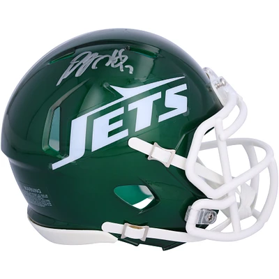 Davante Adams New York Jets Autographed 2024 Speed Mini Helmet