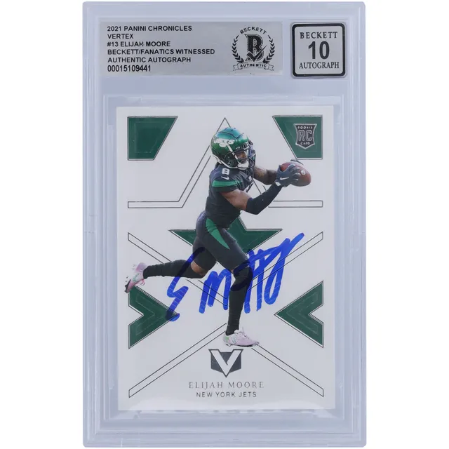 Elijah Moore New York Jets Autographed 2021 Panini Absolute By