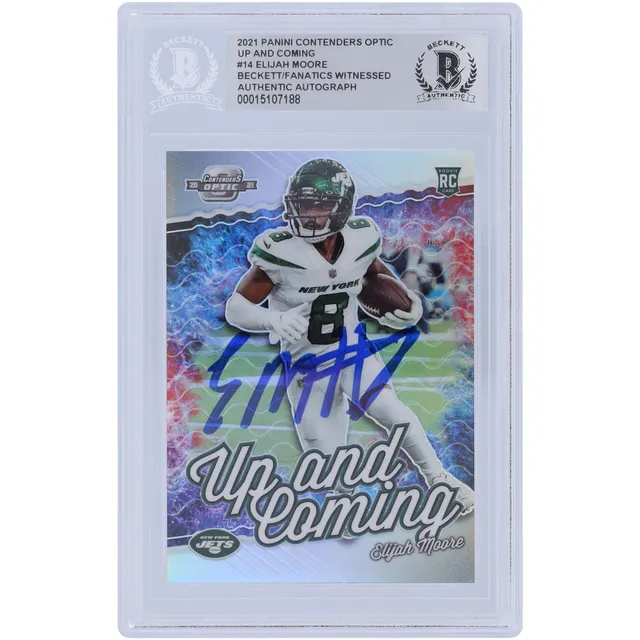 Lids Elijah Moore New York Jets Autographed 2021 Panini Illusions #74  Beckett Fanatics Witnessed Authenticated 10 Rookie Card