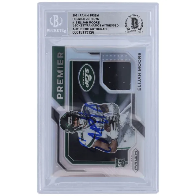 Elijah Moore New York Jets Autographed 2021 Panini Absolute By