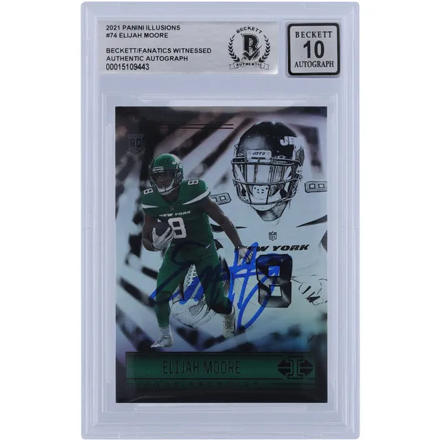 Elijah Moore New York Jets Autographed 2021 Panini Absolute By