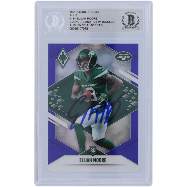 Elijah Moore New York Jets Autographed 2021 Panini Absolute By