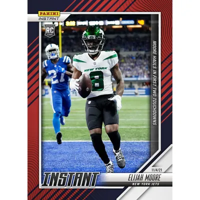 Elijah Moore New York Jets Fanatics Exclusive Parallel Panini Instant NFL Week 8 First Two Career Touchdowns Single Rookie Trading Card - Limited Edition of 99