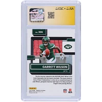 Carte de recrue Panini Donruss #306 autographiée par Garrett Wilson des New York Jets 2022 CGC Fanatics, authentifiée et témoin