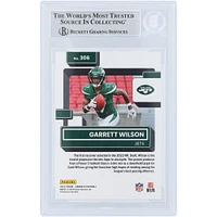 Carte de recrue authentifiée 2022 Panini Donruss de Garrett Wilson des New York Jets #306 Beckett Fanatics avec inscription « 2022 OROY »