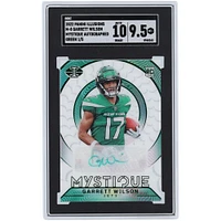 Carte de recrue authentifiée 9,5/10 Panini Illusions Green Mystique #M-8 #1/5 SGC autographiée par Garrett Wilson des New York Jets 2022