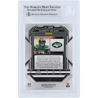 Carte de recrue authentifiée signée Garrett Wilson New York Jets Panini Prizm #309 2022 Beckett Fanatics