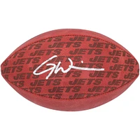 Ballon de football Duke Showcase autographié par Garrett Wilson des New York Jets